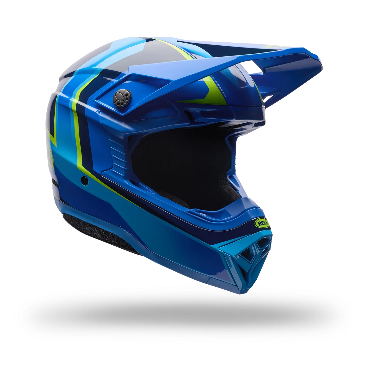 Bell Moto-10 MIPS Pulse ECE 22.06 MX Helmet Frequency Blue