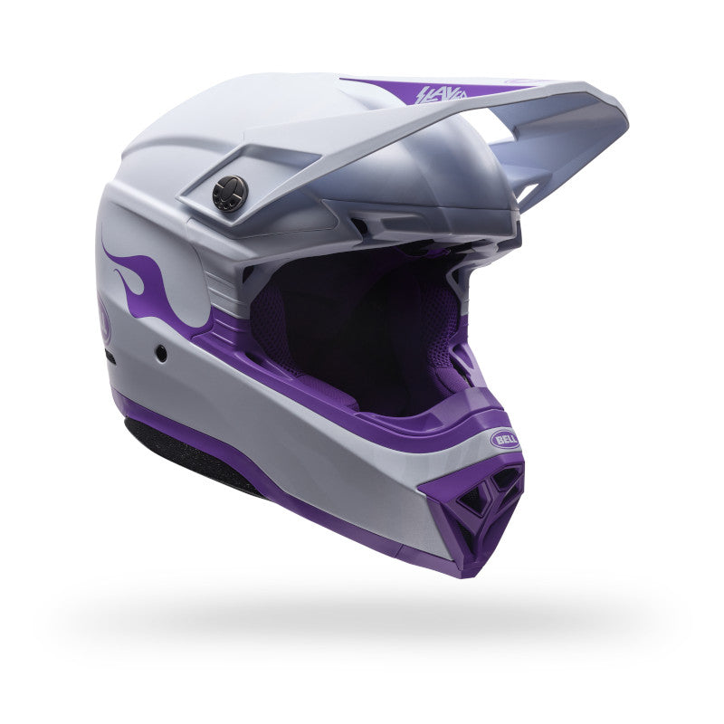 Bell Moto-10 MIPS PUR DA SE ECE 22.06 MX Helmet Purple/White