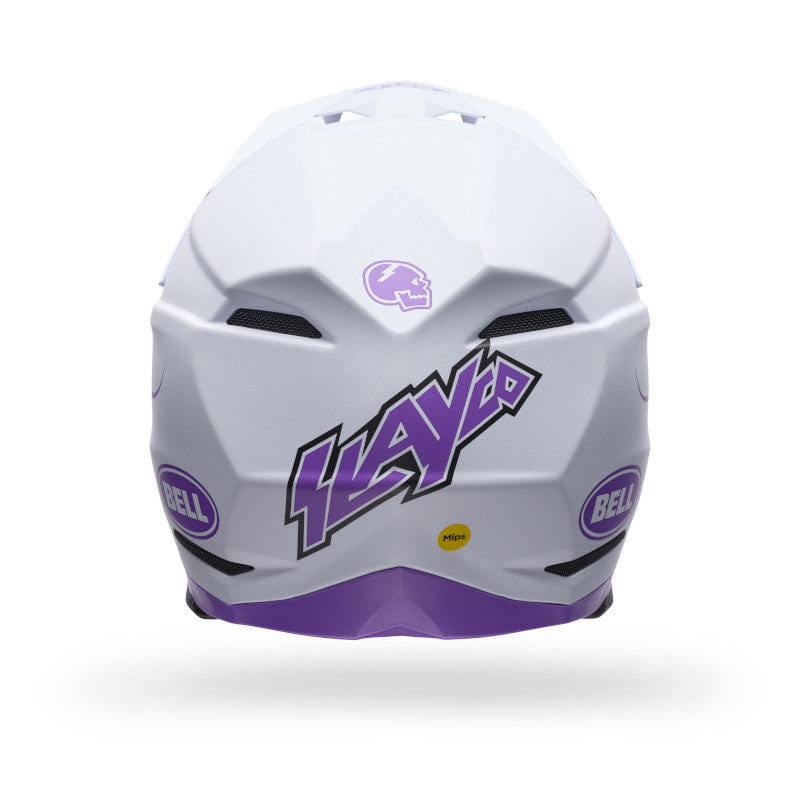 Bell Moto-10 MIPS PUR DA SE ECE 22.06 MX Helmet Purple/White