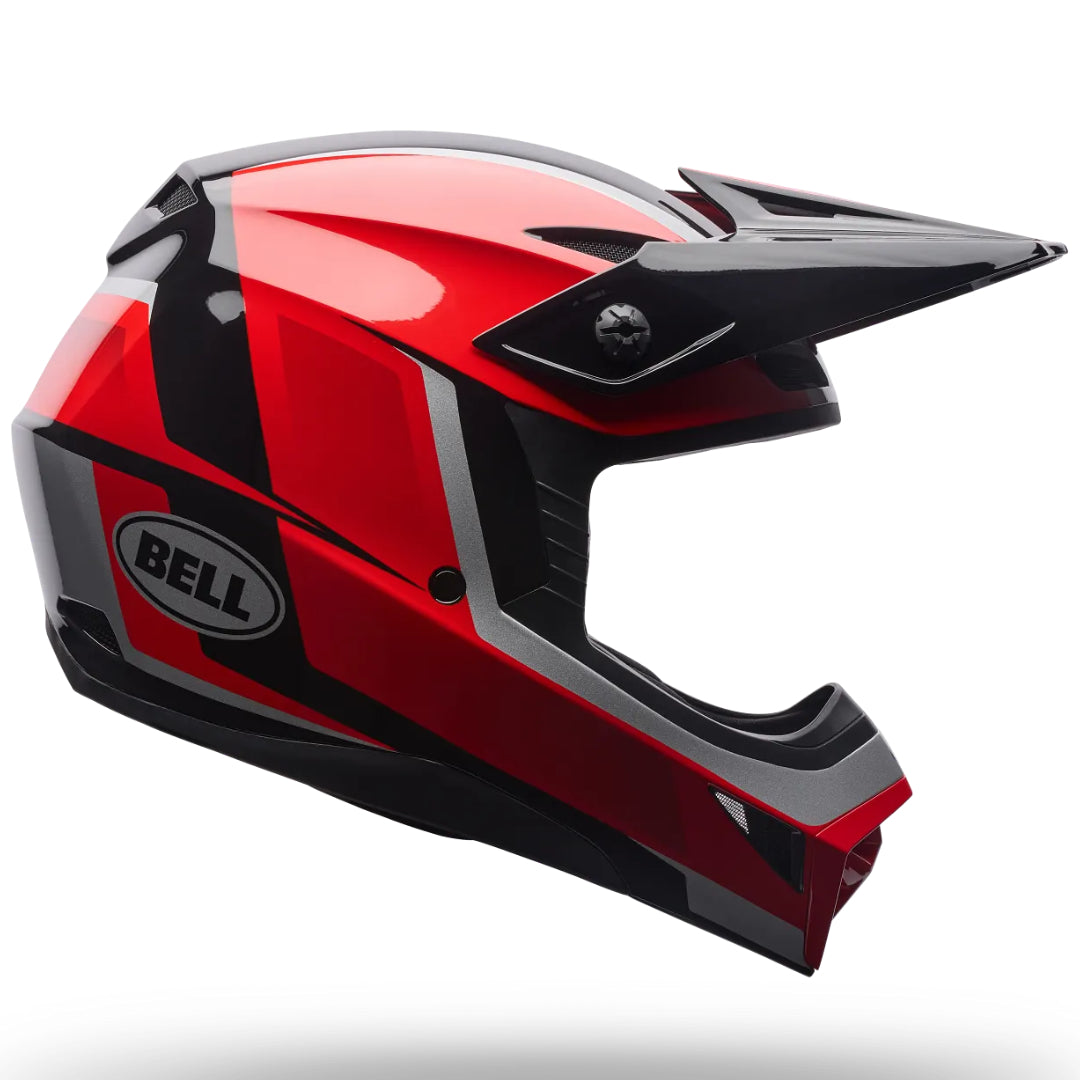 Bell MX-10 MIPS Spiral ECE 22.06 MX Helmet Black/Red