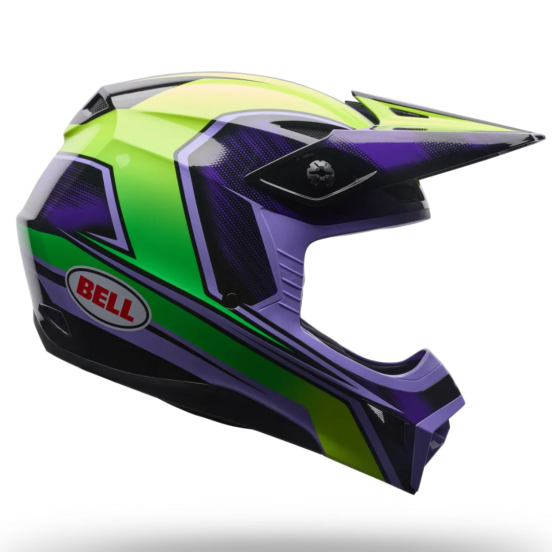 Bell MX-10 MIPS Speedway ECE 22.06 MX Helmet Ultraviolet