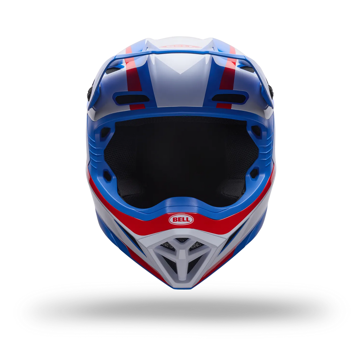 Bell YOUTH MX-10 MIPS Spiral ECE 22.06 MX Helmet White/Red/Blue