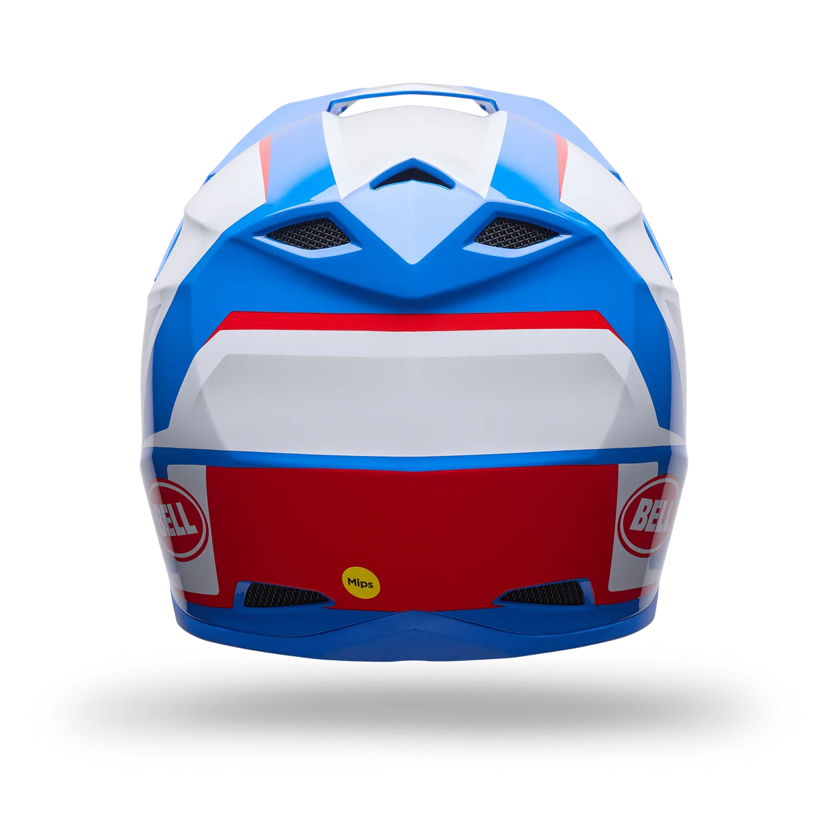 Bell YOUTH MX-10 MIPS Spiral ECE 22.06 MX Helmet White/Red/Blue