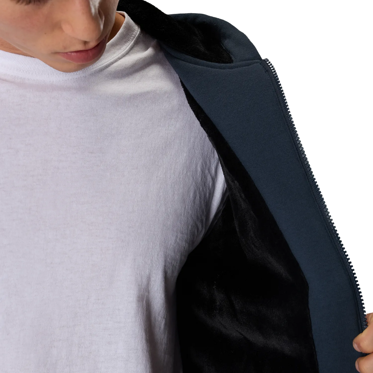Fox Since 74 Sasquatch Fleece Zip Hoodie Midnight Blue