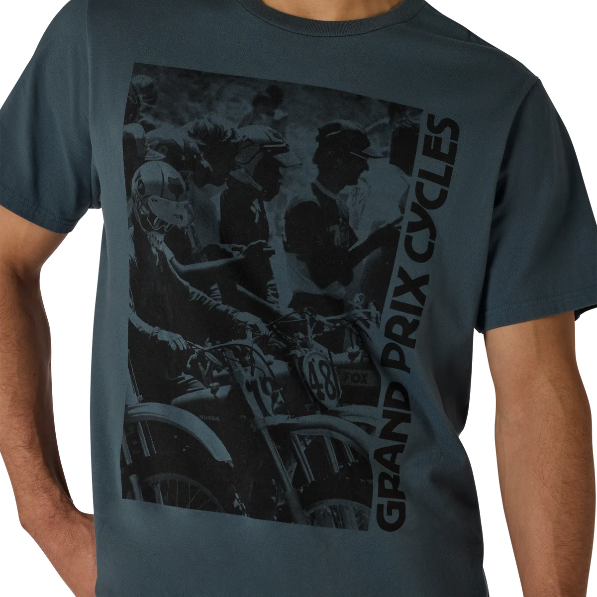 Fox Circa 74 195 Photo Short Sleeve Tee Deep Cobalt