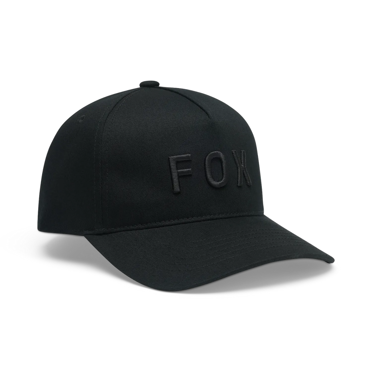 Fox Wordmark Subframe Hat Black
