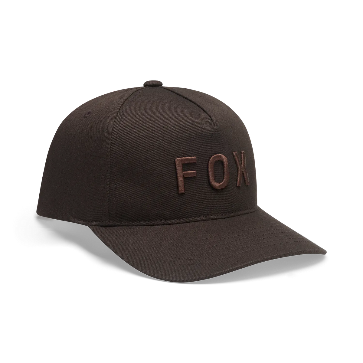 Fox Wordmark Subframe Hat Cocoa Brown