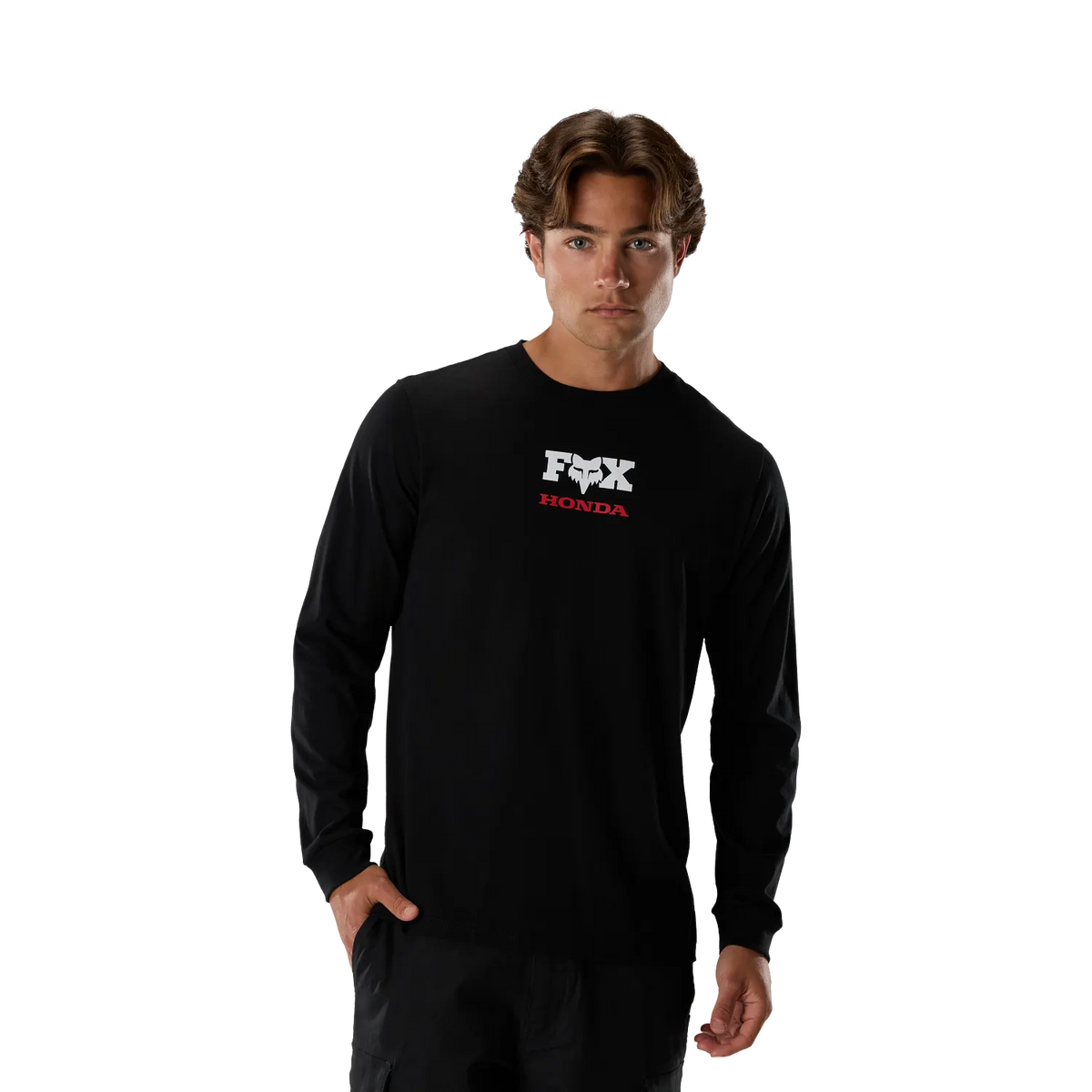 Fox Honda 195 Original Long Sleeve Tee Black
