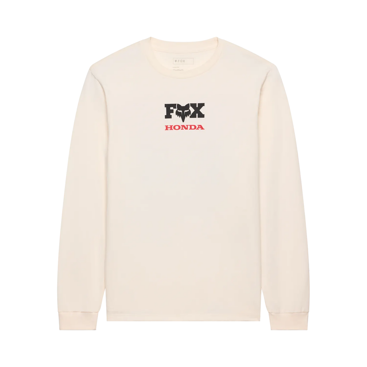 Fox Honda 195 Original Long Sleeve Tee Off White