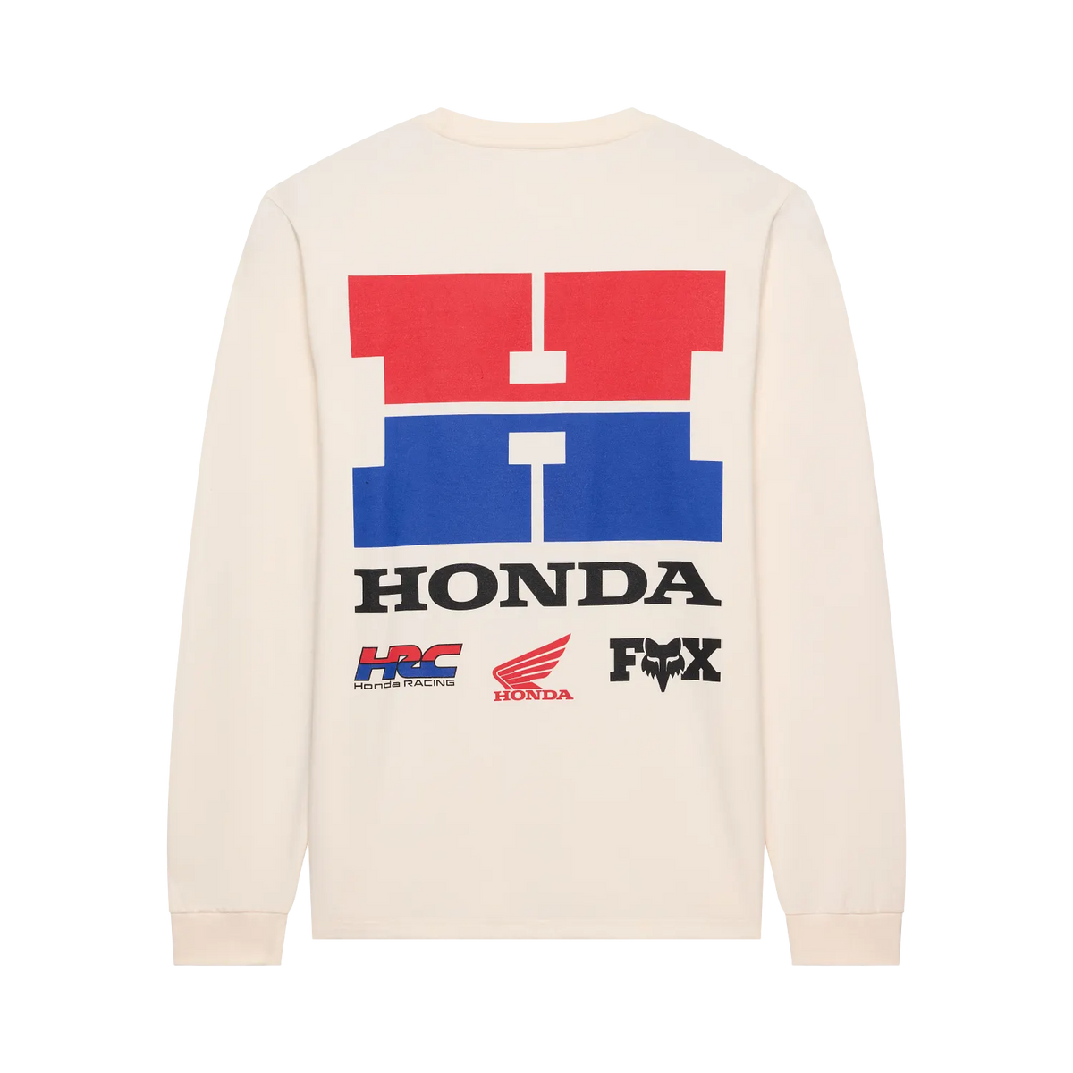 Fox Honda 195 Original Long Sleeve Tee Off White