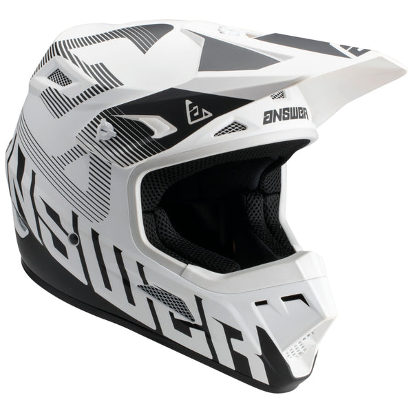 Answer AR1 Bold V2 MX Helmet White/Black