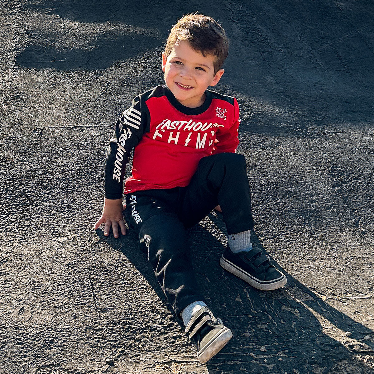 Fasthouse Toddler Akin MX Jersey Red/Black