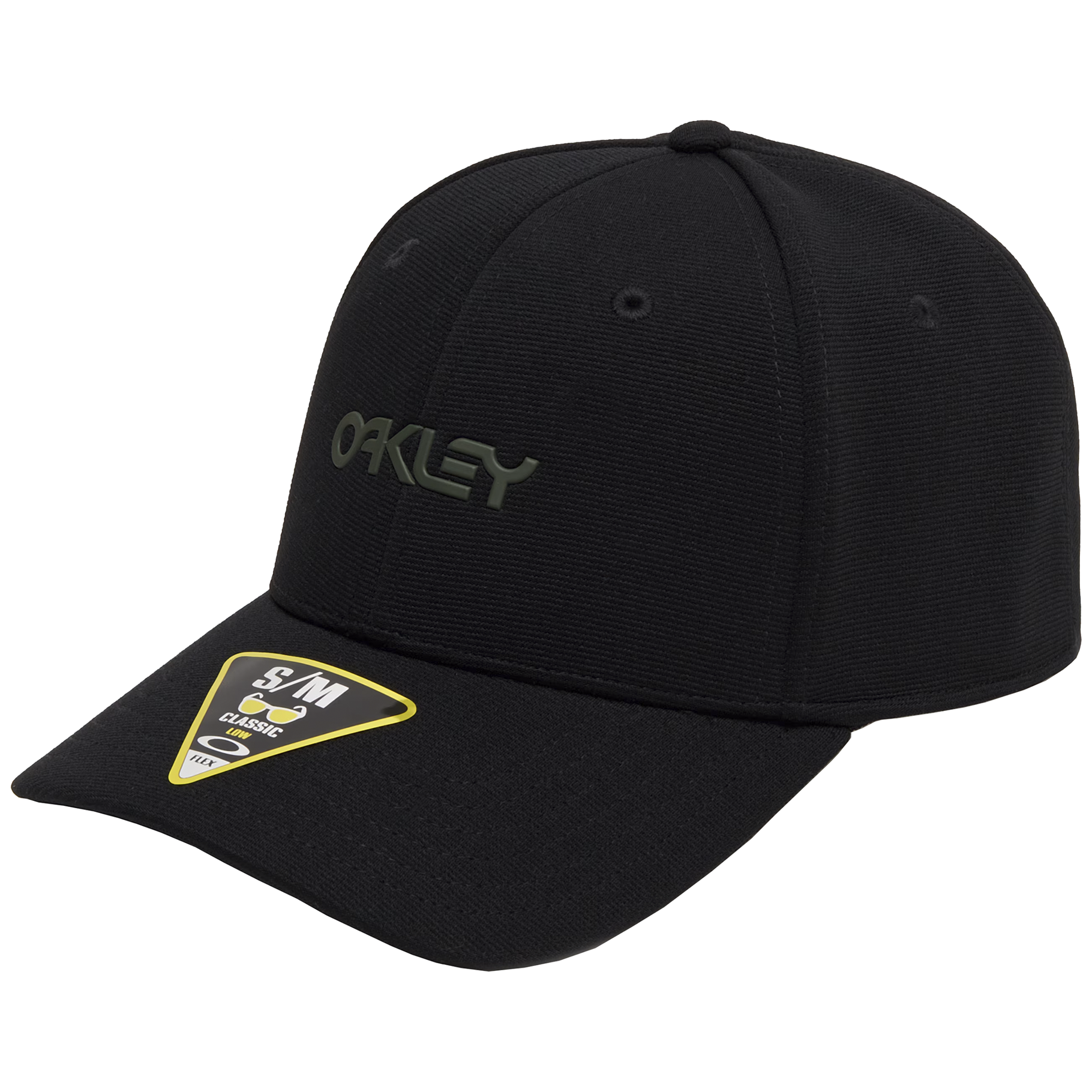 Oakley 6 Panel Stretch Cap Metallic Blackout