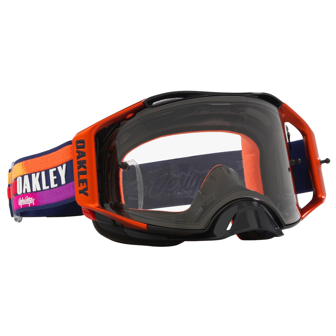 Oakley Airbrake MX Goggle TLD Navy Sunrise- Clear Lens