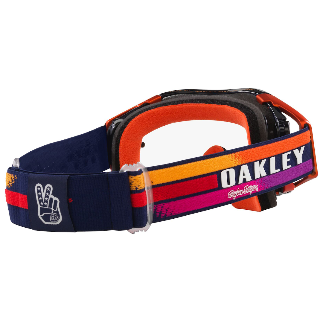 Oakley Airbrake MX Goggle TLD Navy Sunrise- Clear Lens