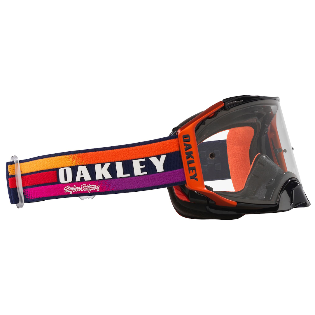 Oakley Airbrake MX Goggle TLD Navy Sunrise- Clear Lens