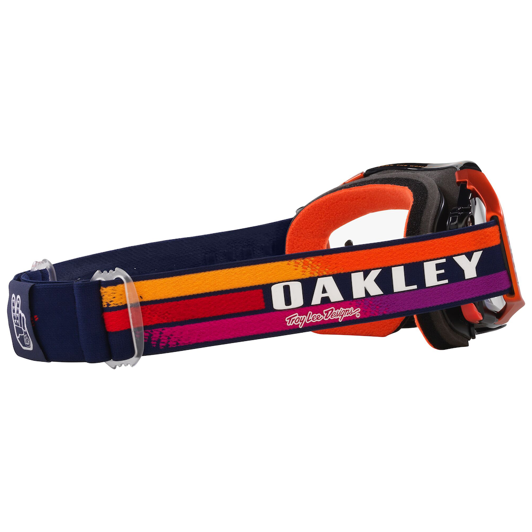 Oakley Airbrake MX Goggle TLD Navy Sunrise- Clear Lens