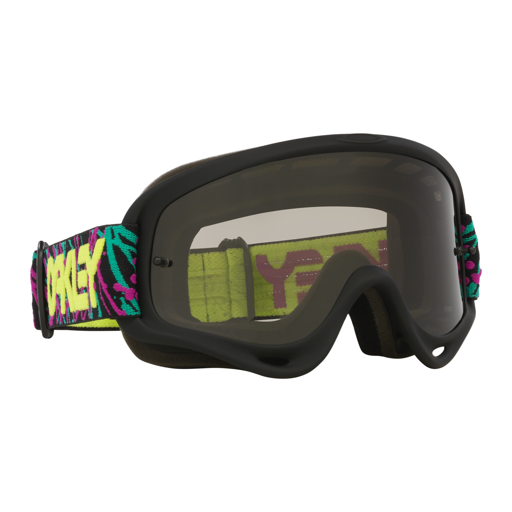 Oakley O Frame MX Goggle Jaxon Black - Light Grey Lens