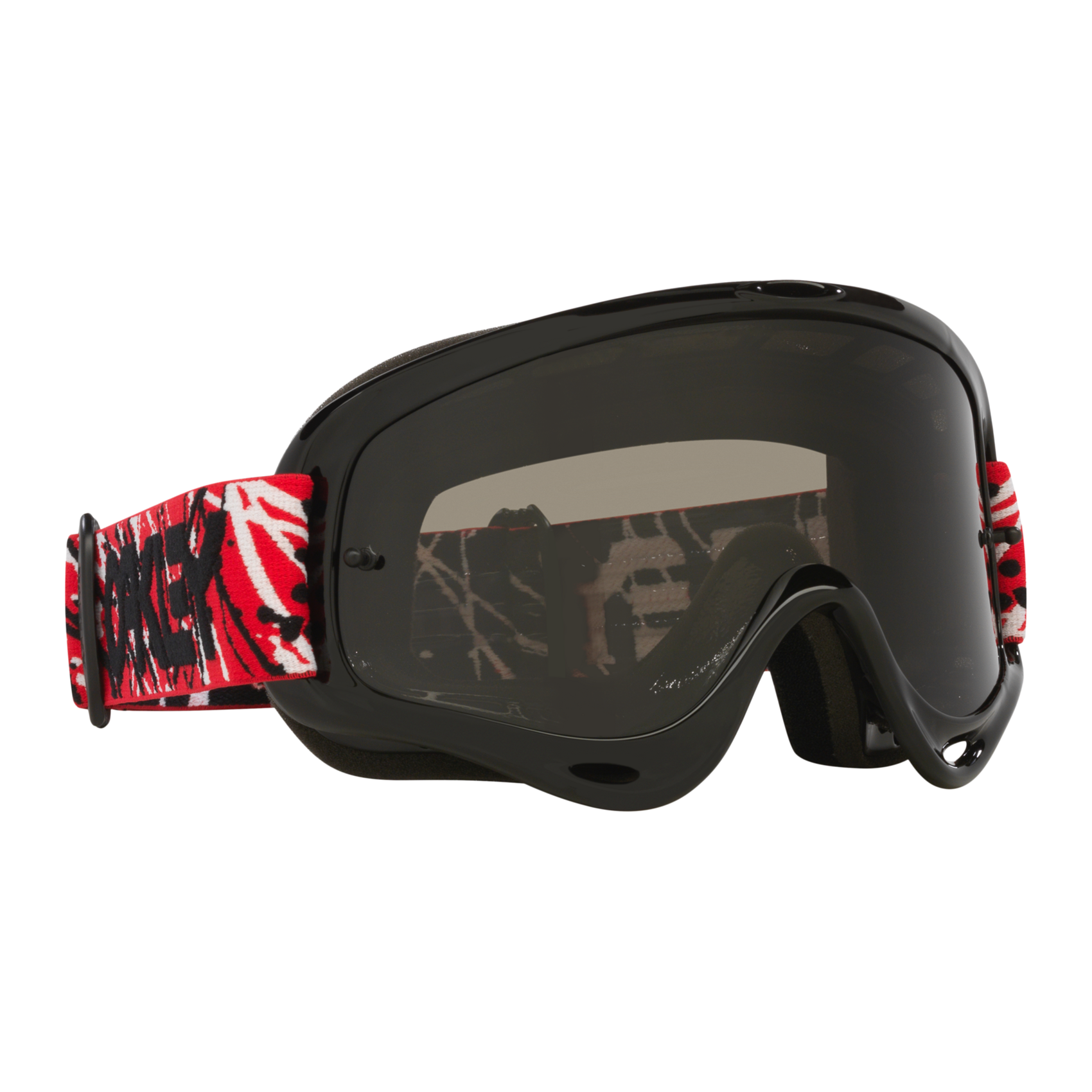Oakley O Frame MX Goggle Red Eddie - Dark Grey Lens