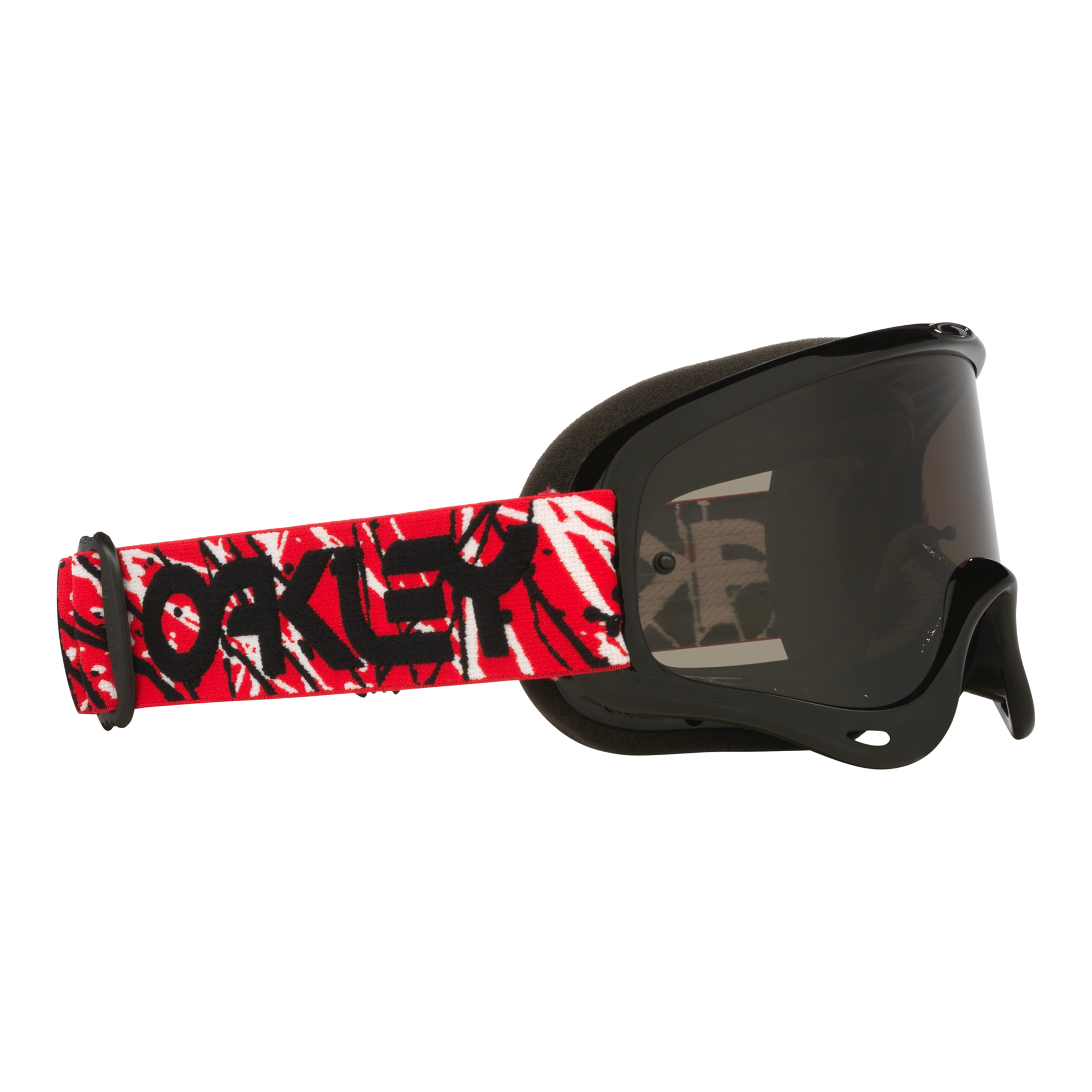 Oakley O Frame MX Goggle Red Eddie - Dark Grey Lens