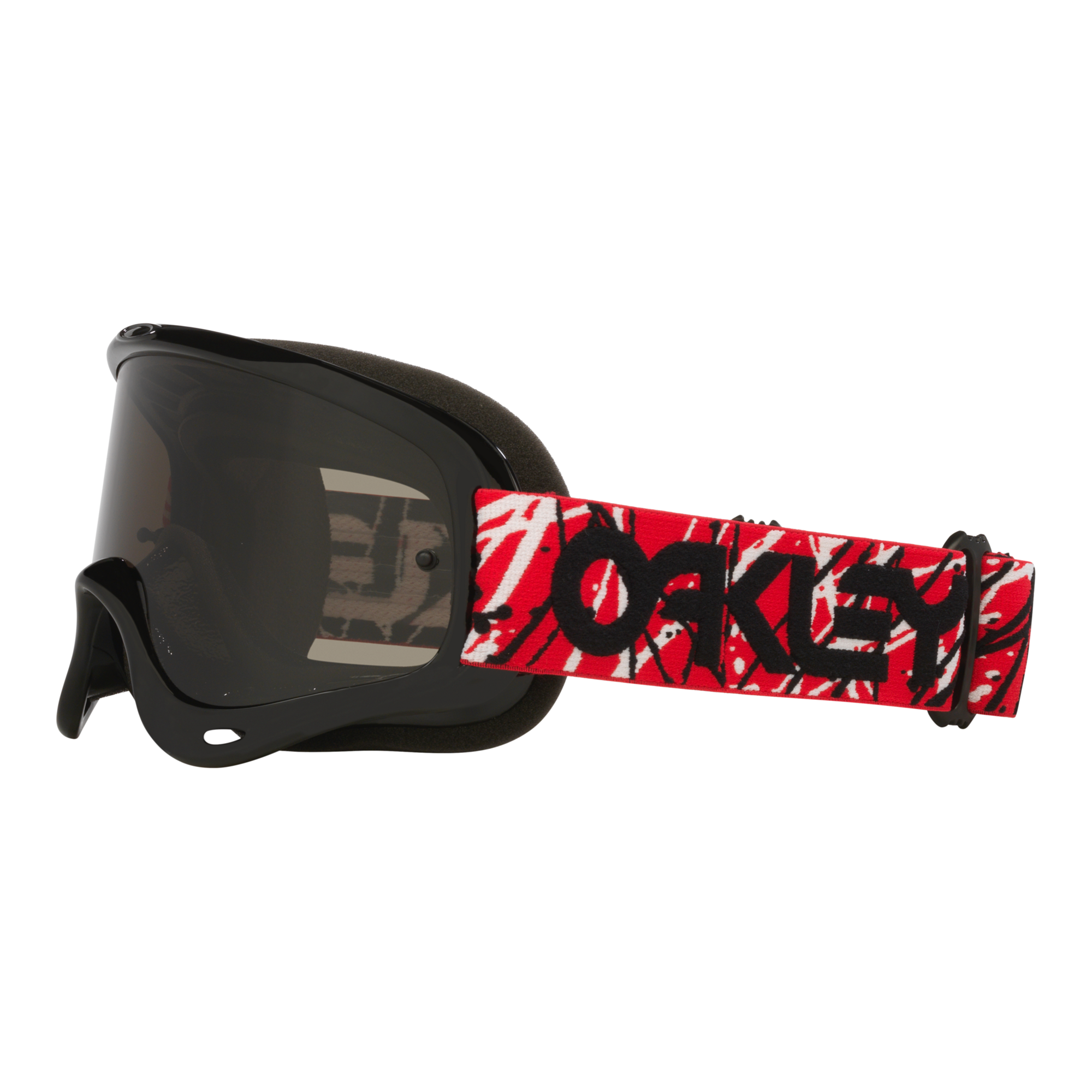 Oakley O Frame MX Goggle Red Eddie - Dark Grey Lens