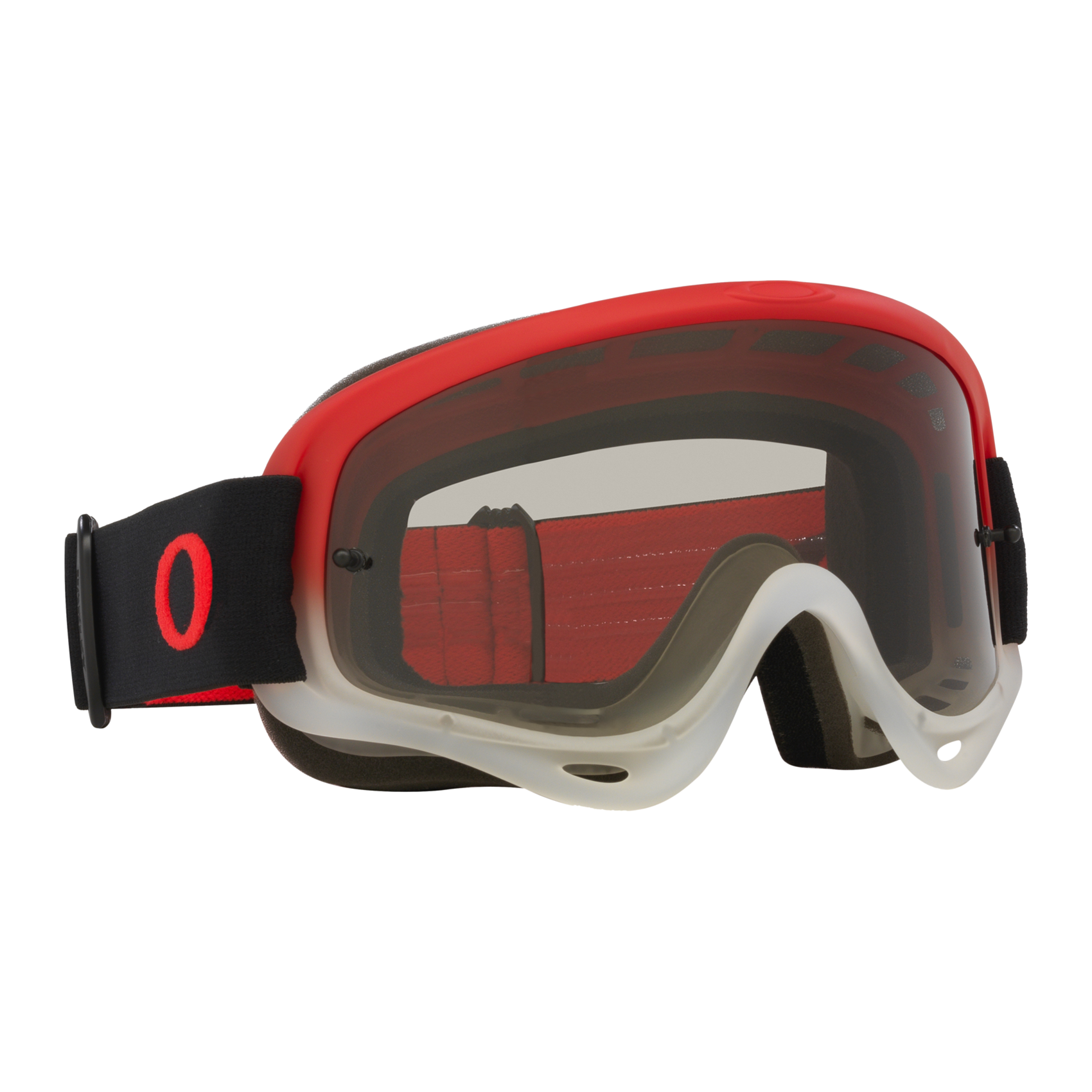 Oakley O Frame MX Goggle Team Red - Light Grey Lens