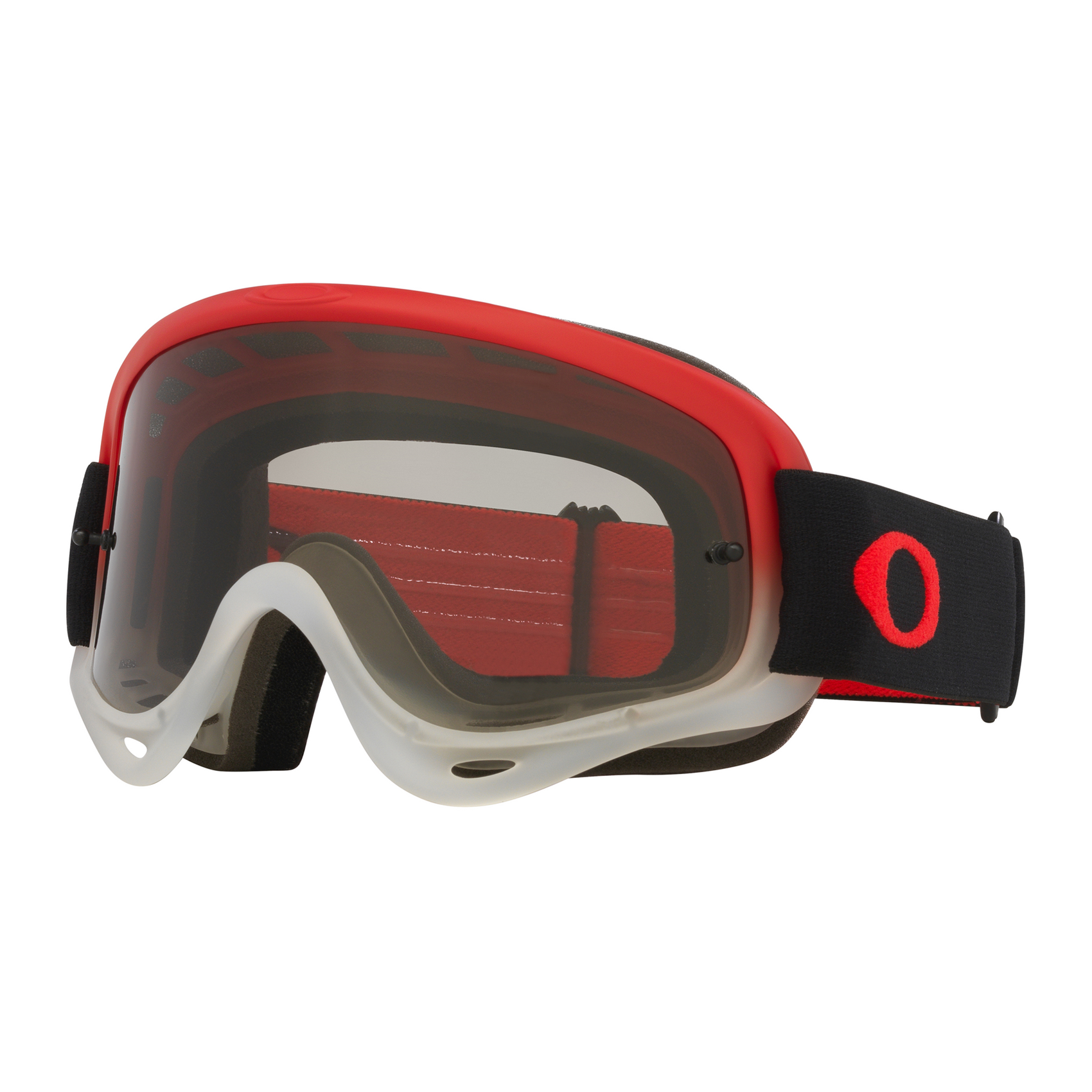 Oakley O Frame MX Goggle Team Red - Light Grey Lens