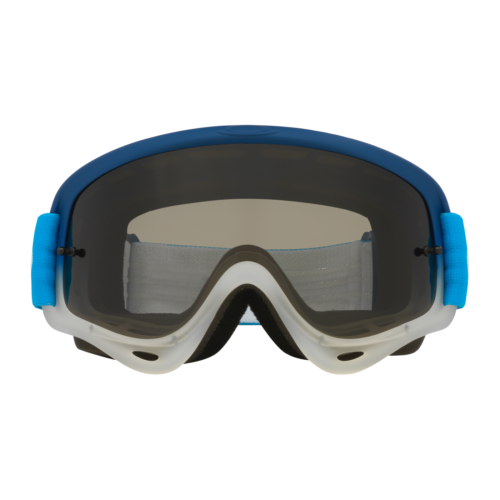 Oakley O Frame MX Goggle Team Blue - Dark Grey Lens