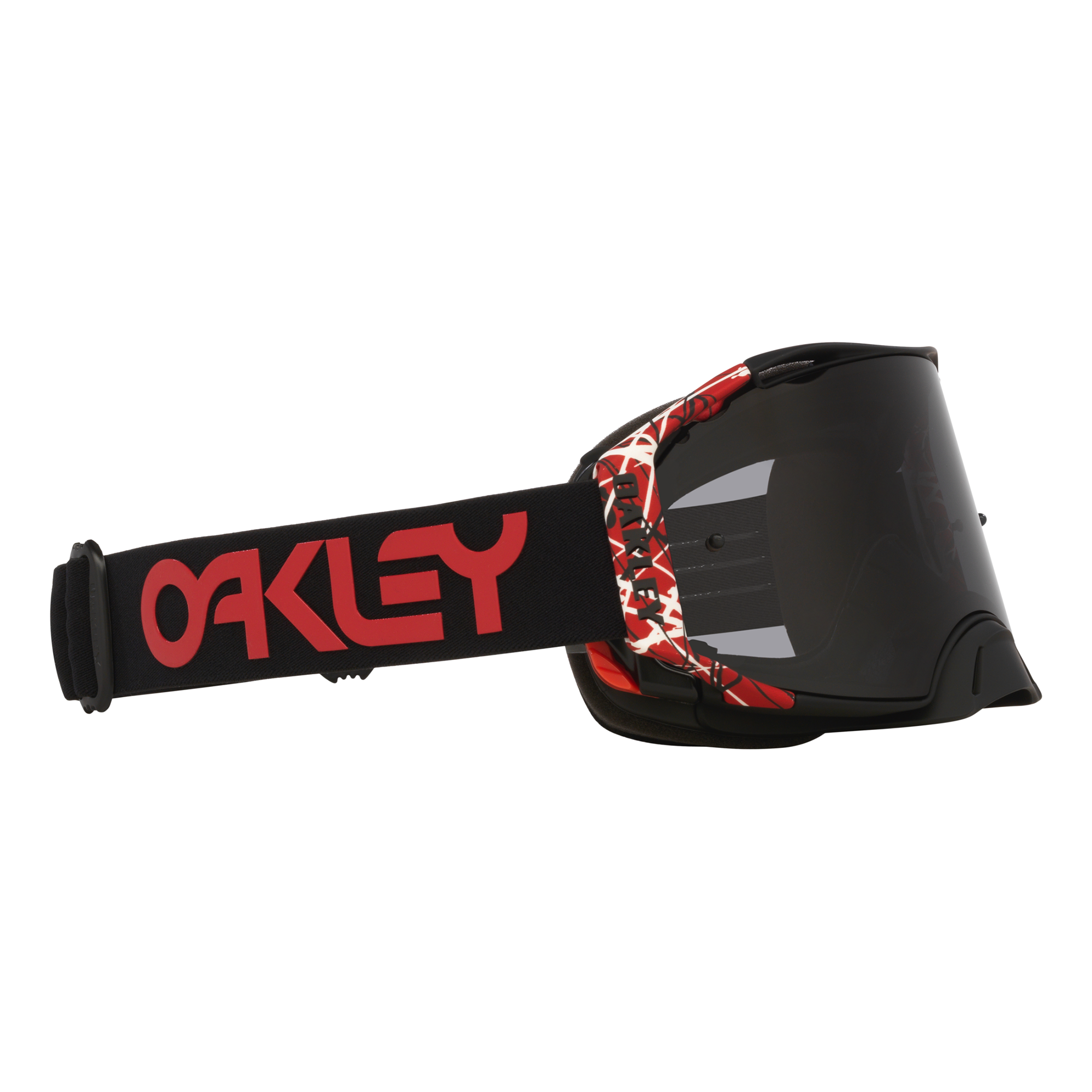 Oakley Airbrake MX Goggle Red Eddie - Dark Grey Lens