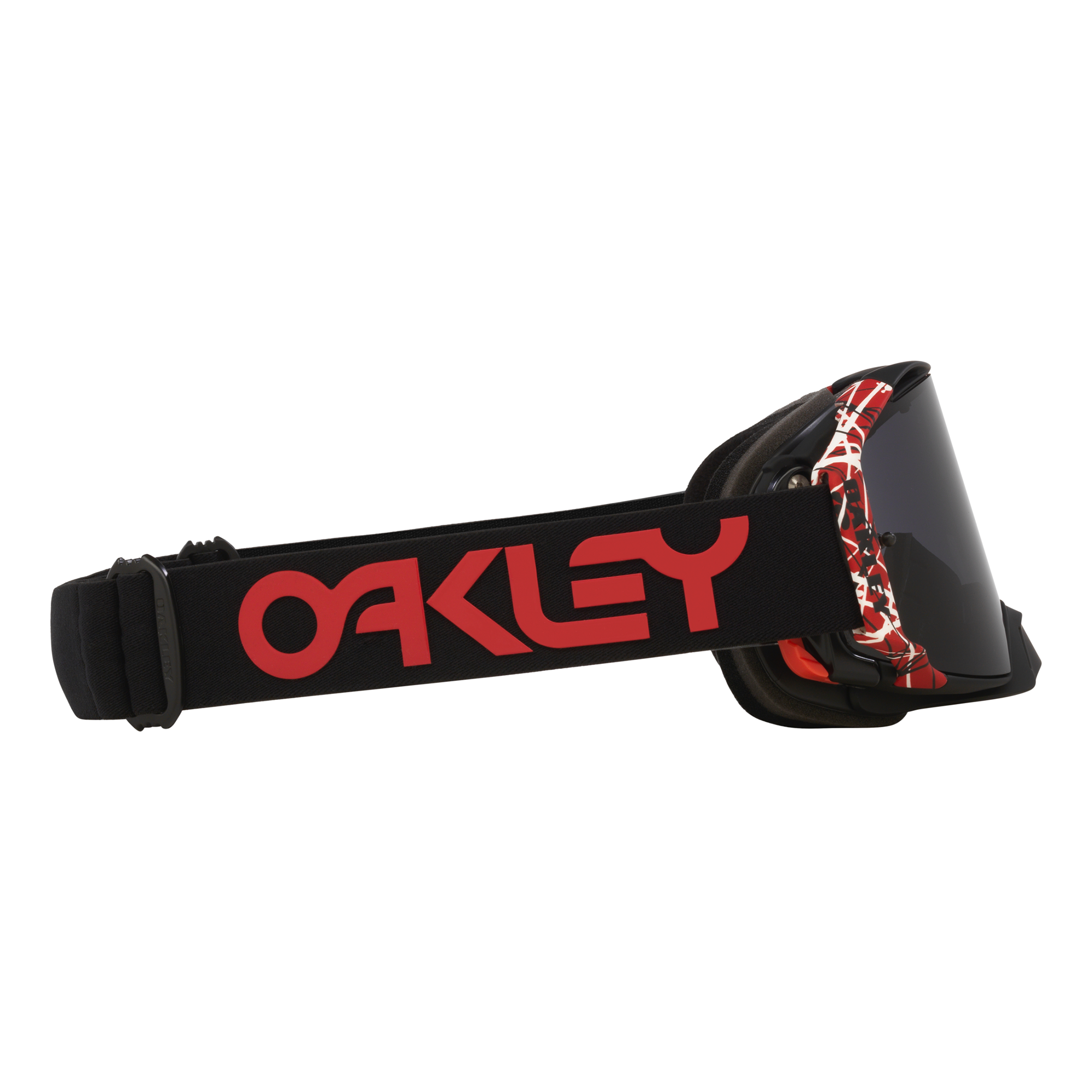 Oakley Airbrake MX Goggle Red Eddie - Dark Grey Lens