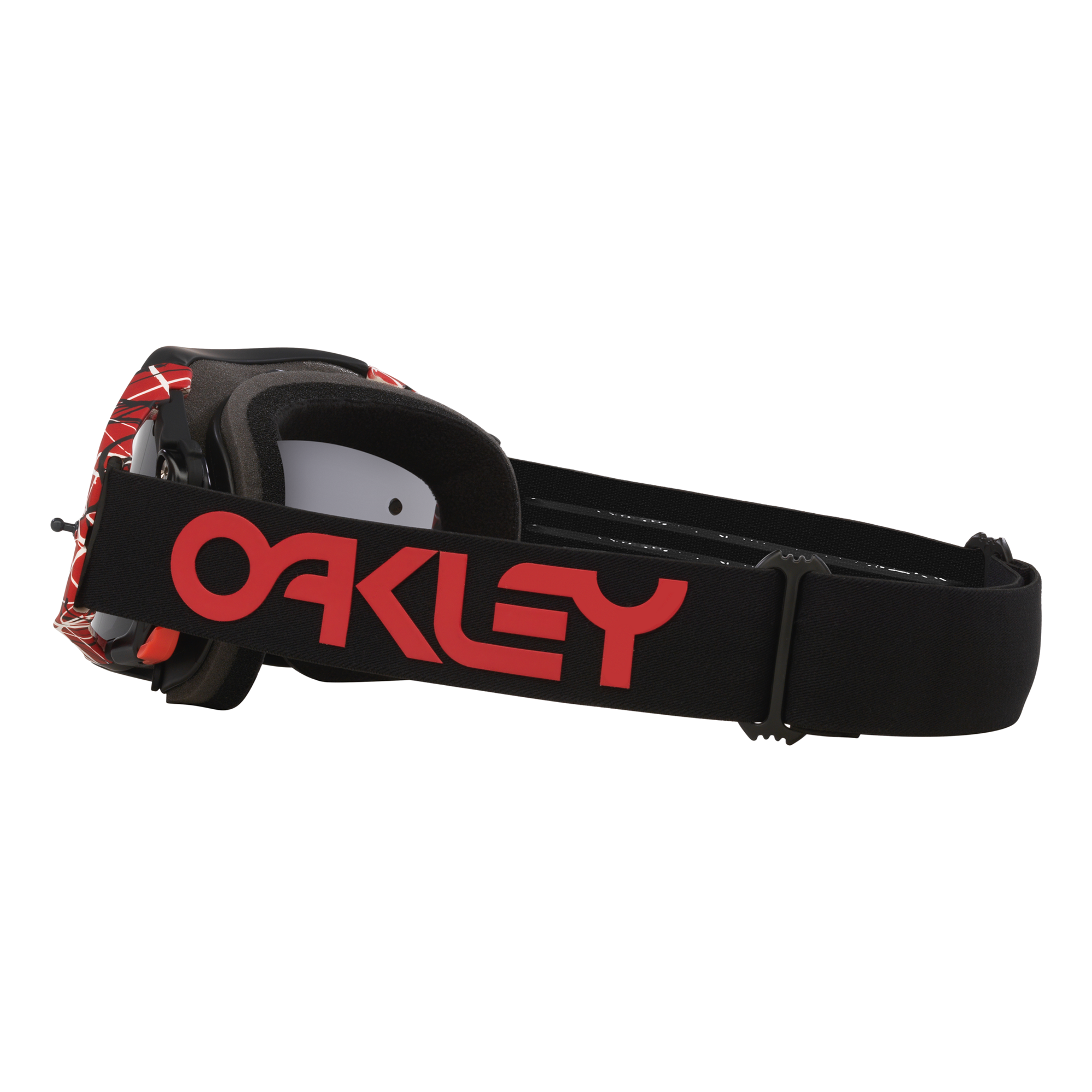 Oakley Airbrake MX Goggle Red Eddie - Dark Grey Lens