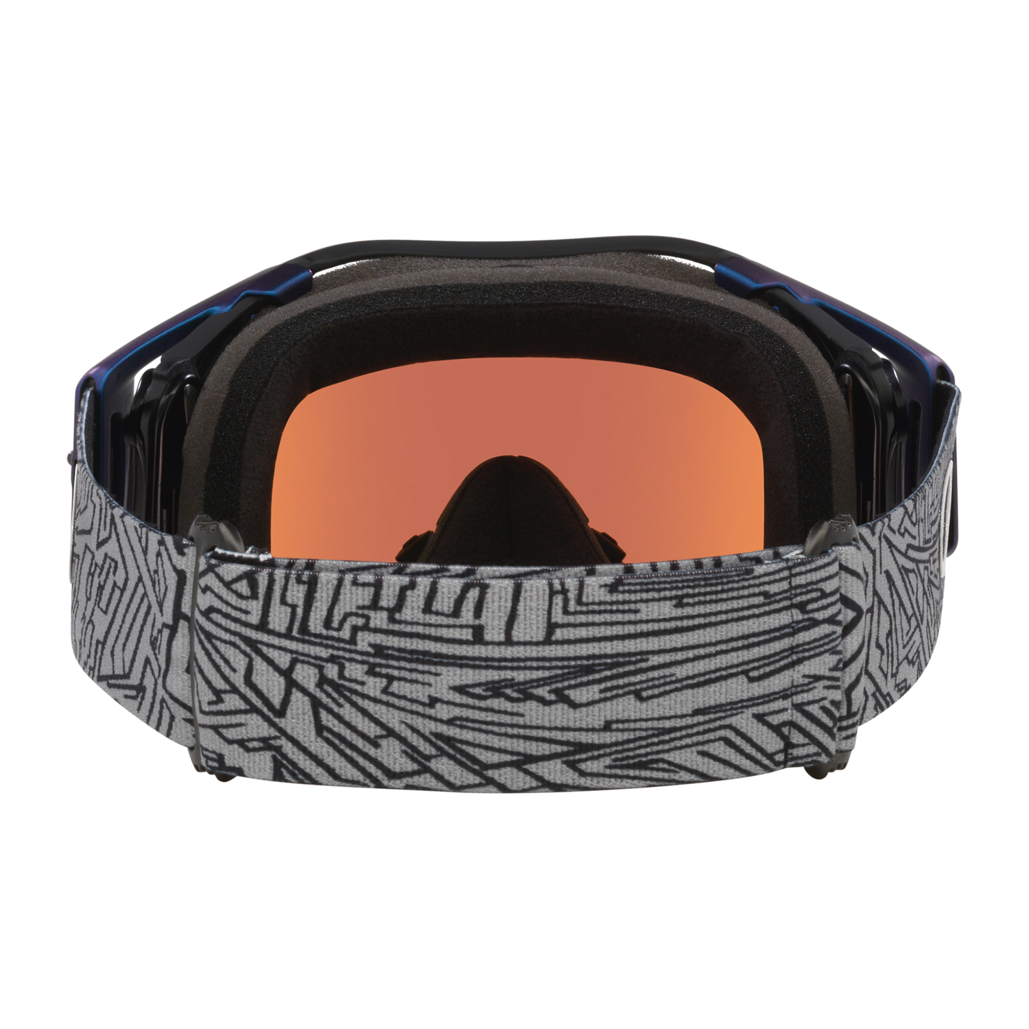 Oakley Airbrake MX Goggle Grey Strike - Prizm Sapphire Lens