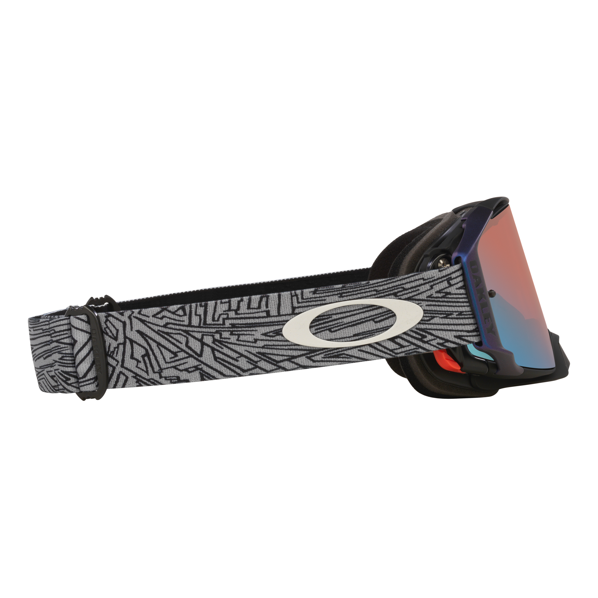 Oakley Airbrake MX Goggle Grey Strike - Prizm Sapphire Lens