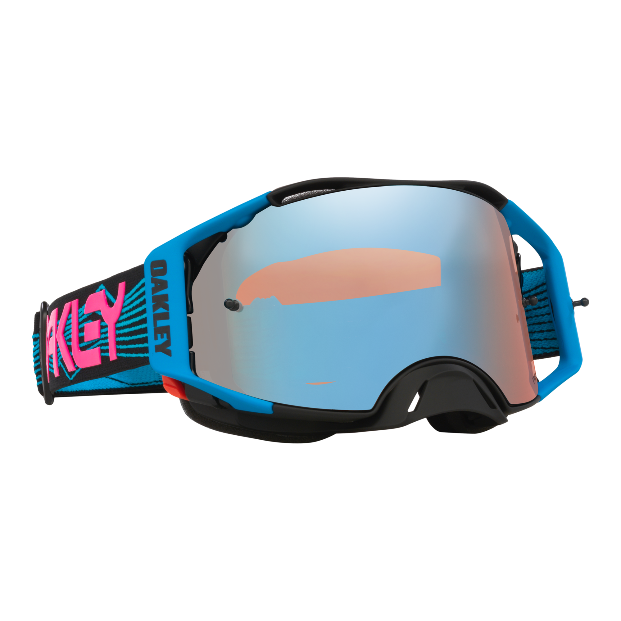 Oakley Airbrake MX Goggle Blue Wired - Prizm Sapphire Lens