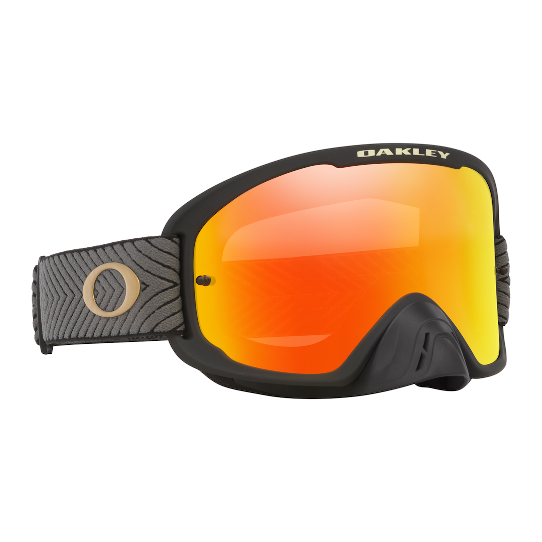 Oakley O Frame 2.0 Pro MX Goggle Team Black - Fire Iridium Lens