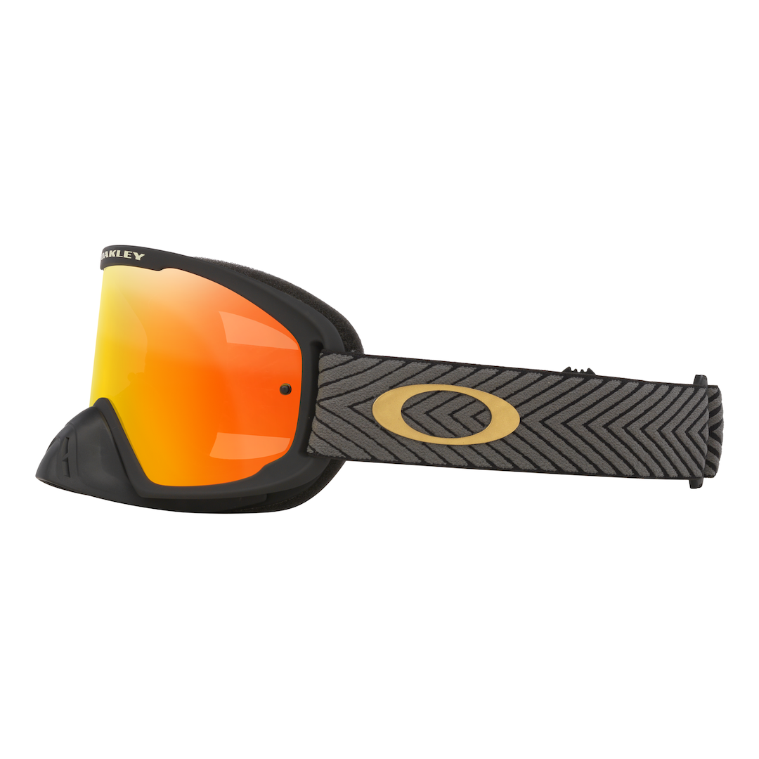 Oakley O Frame 2.0 Pro MX Goggle Team Black - Fire Iridium Lens