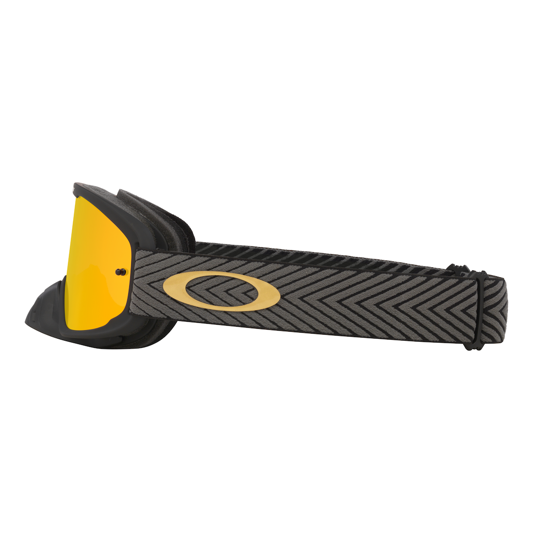 Oakley O Frame 2.0 Pro MX Goggle Team Black - Fire Iridium Lens