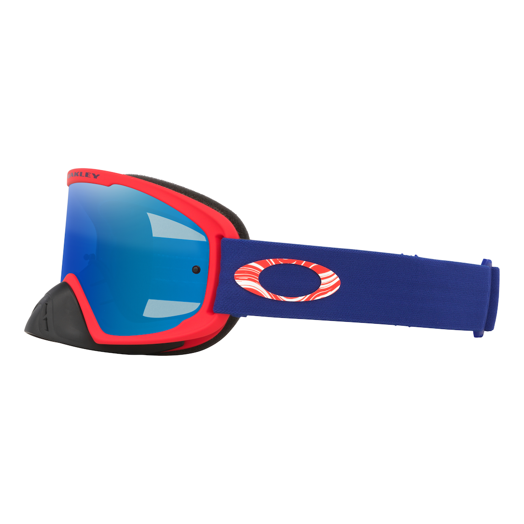 Oakley O Frame 2.0 Pro MX Goggle Team Red - Black Ice Iridium Lens