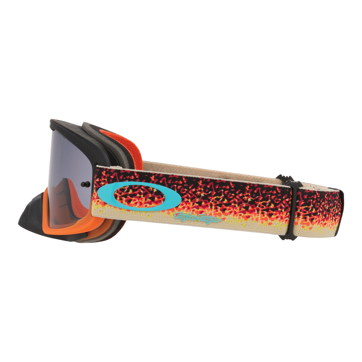 Oakley O Frame 2.0 Pro MX Goggle TLD Black/Orange - Light Grey Lens