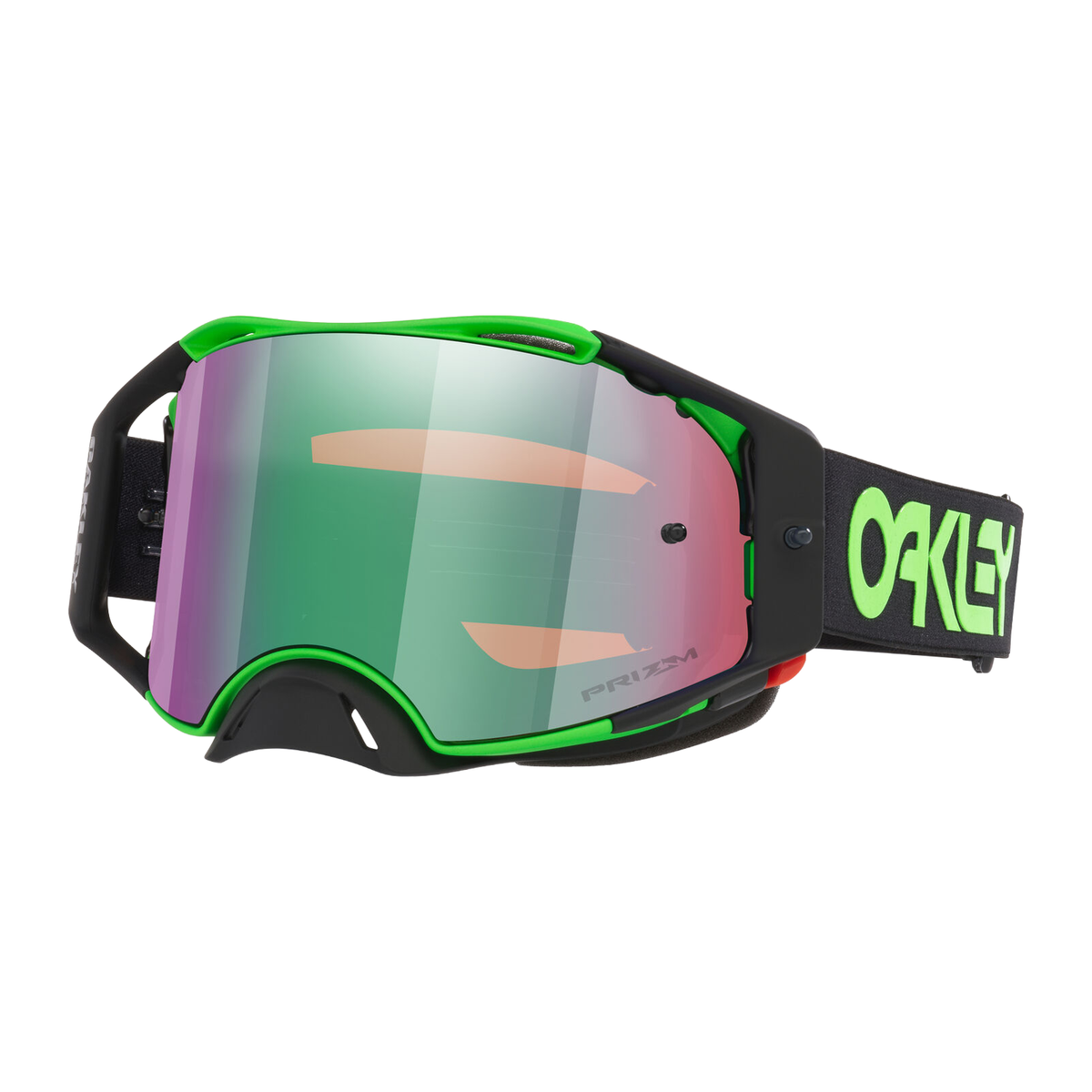 Oakley Airbrake MX Goggle Moto Green 3 - Prizm Jade Lens