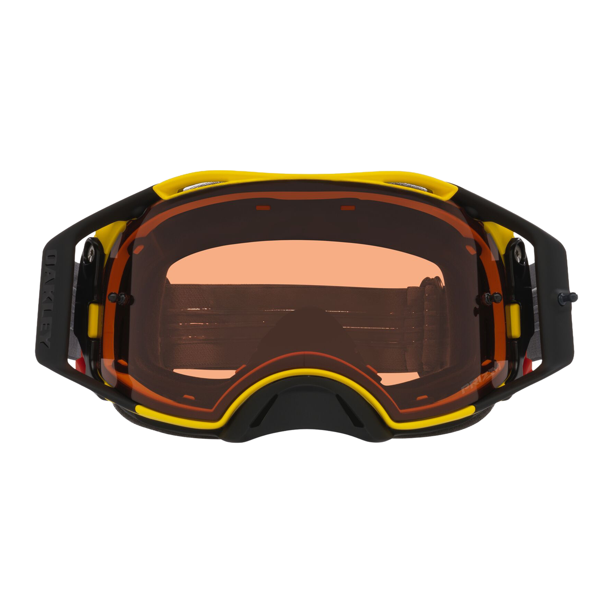 Oakley Airbrake MX Goggle Moto Yellow 3 - Prizm Bronze Lens