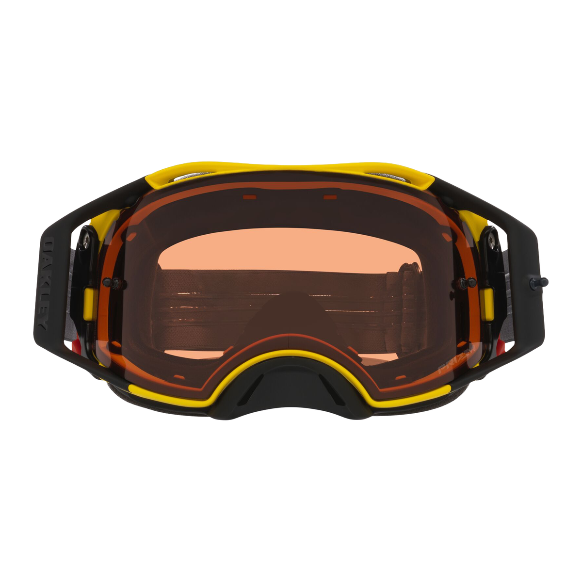 Oakley Airbrake MX Goggle Moto Yellow 3 - Prizm Bronze Lens