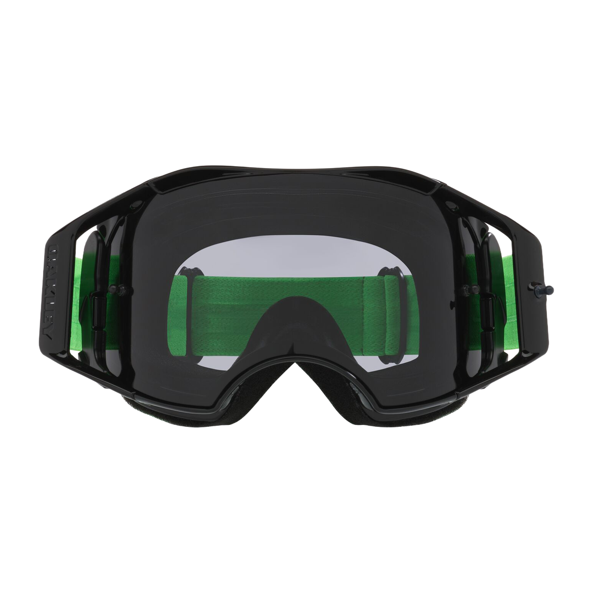 Oakley Airbrake Lite MX Goggle Moto Green - Dark Grey Lens