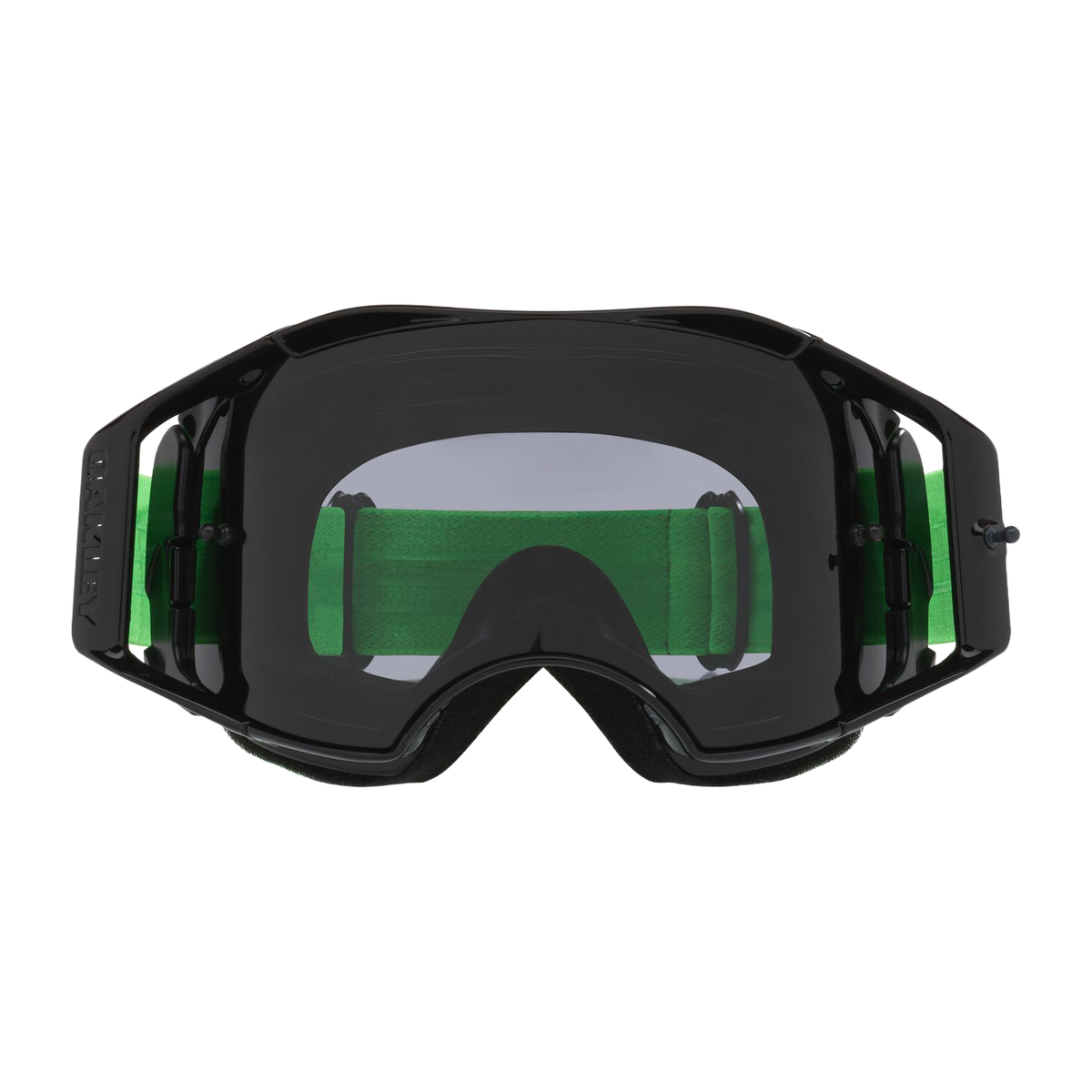 Oakley Airbrake Lite MX Goggle Moto Green - Dark Grey Lens