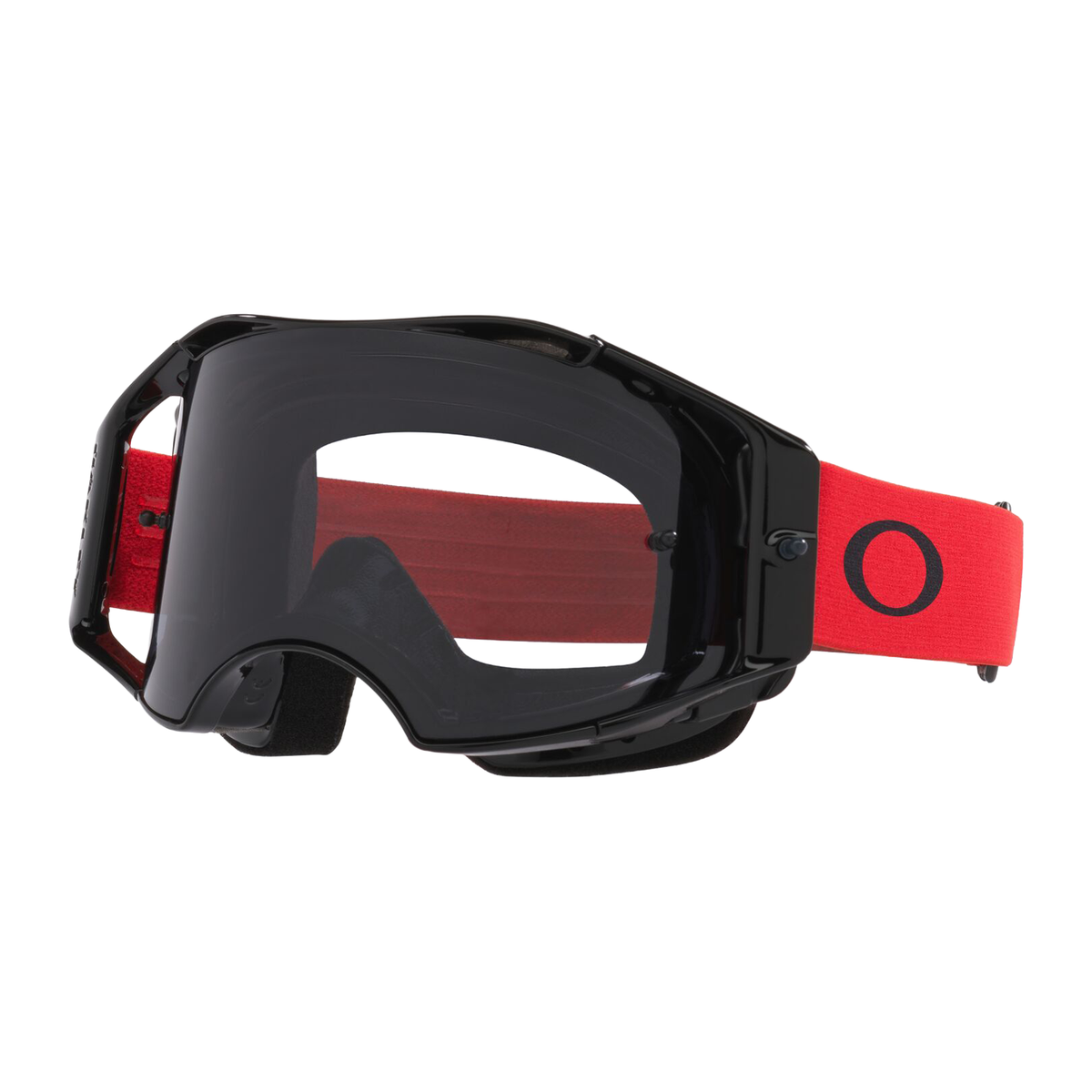 Oakley Airbrake Lite MX Goggle Moto Red - Light Grey Lens