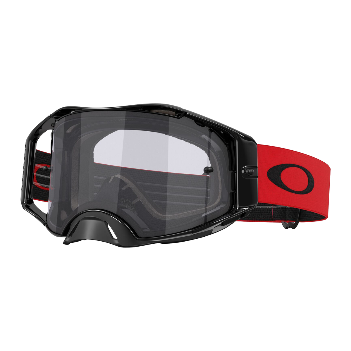 Oakley Airbrake Lite MX Goggle Moto Red - Light Grey Lens