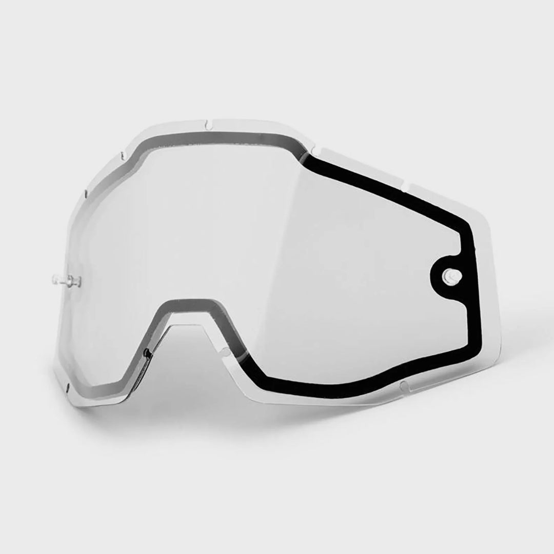 100% Genuine Replacement Dual Pane Lens - Racecraft 2, Accuri 2, Strata 2 - Clear