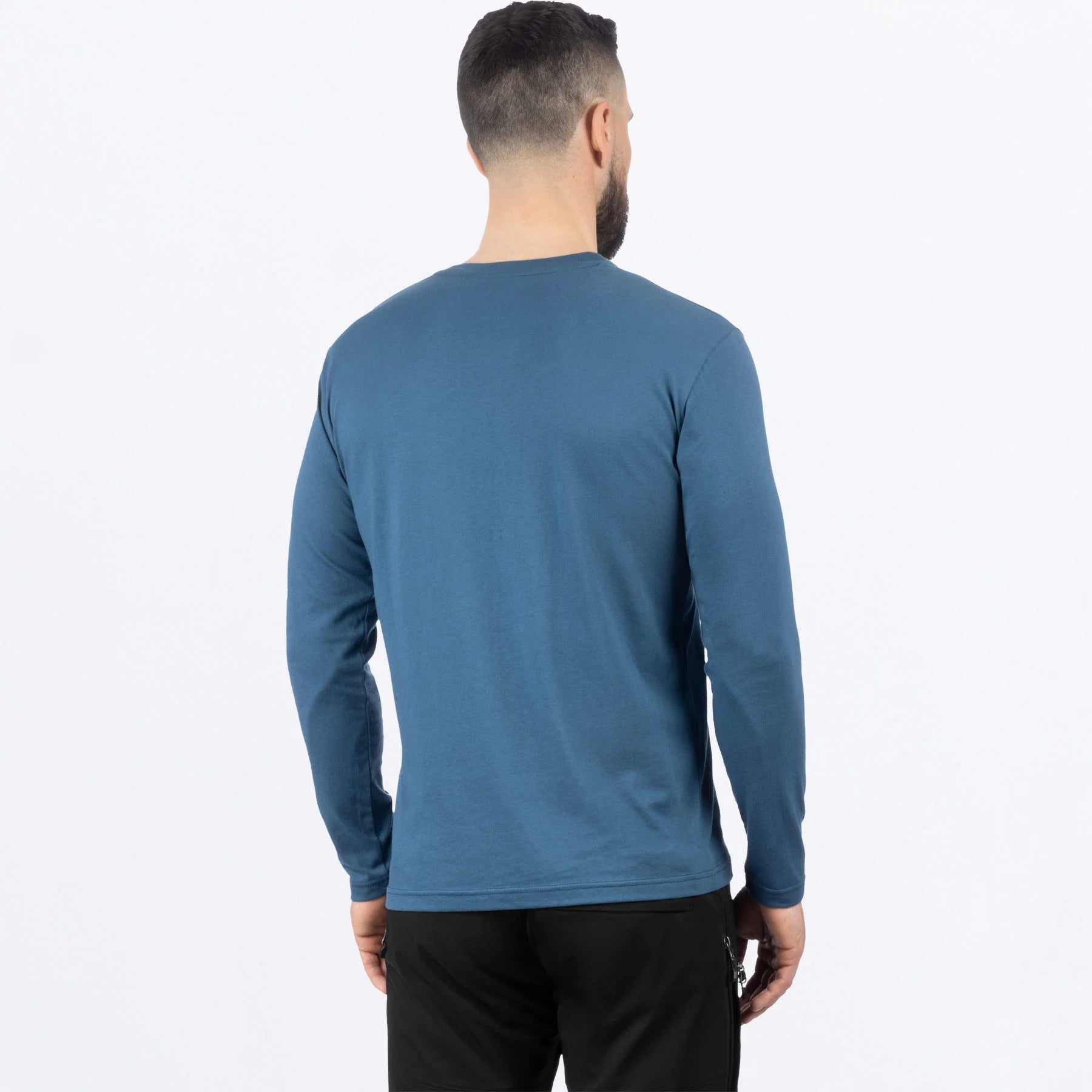 FXR M Podium Premium  Longsleeve Tee Dark Steel/Black