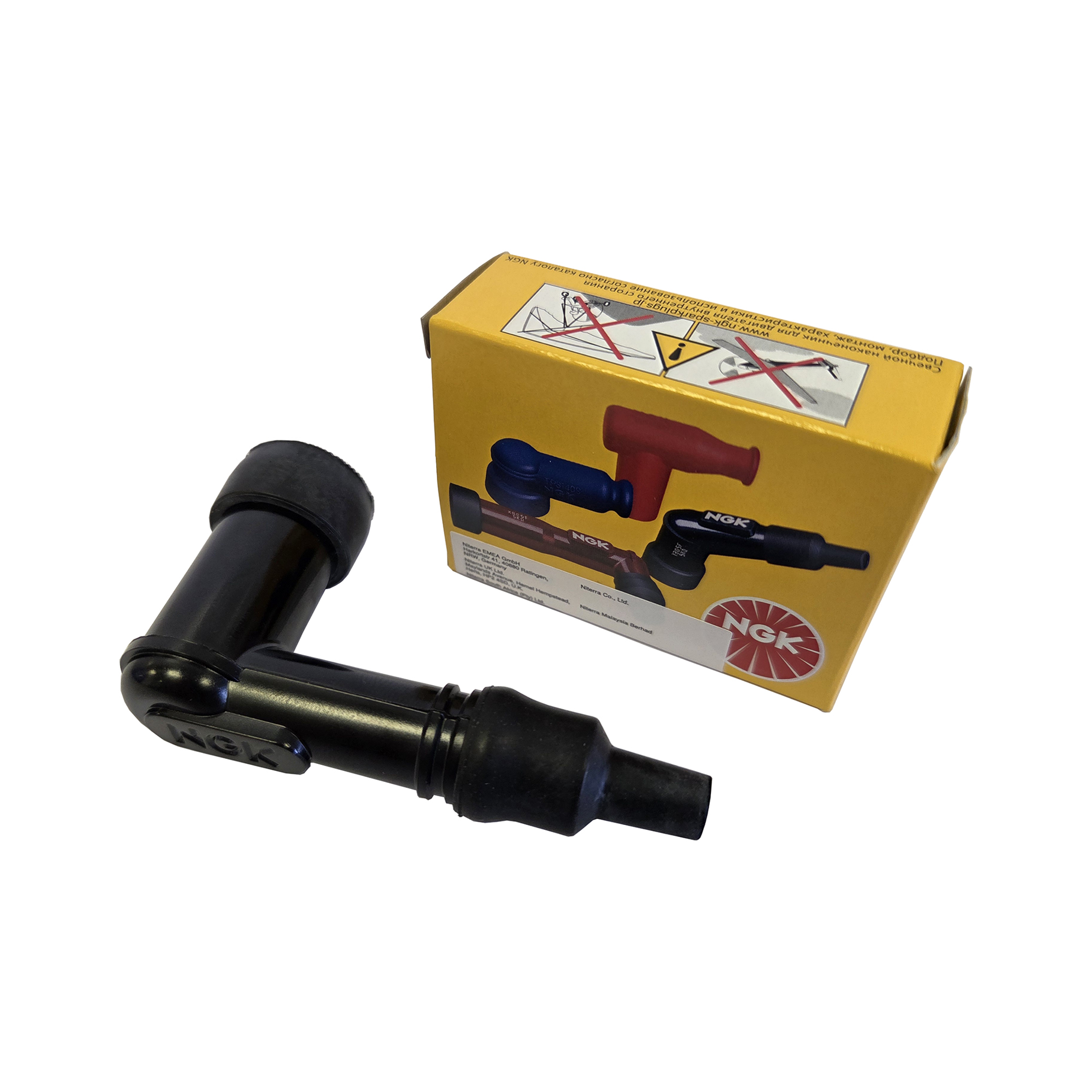 NGK Spark Plug Cap (Each) LB05E-R90 Black