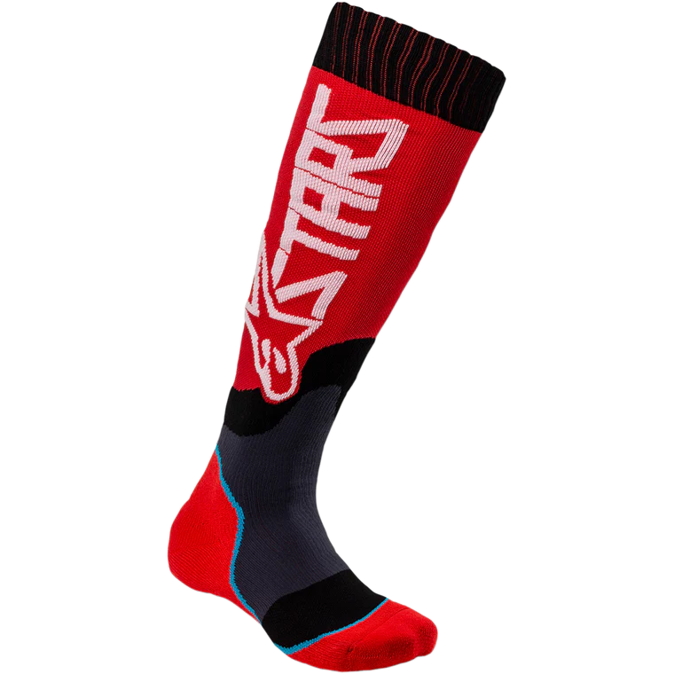 Alpinestars YOUTH MX PLUS-2 Socks RED WHITE